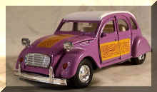 2cv Welly 1/38° Violette