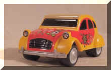 2cv  Charleston jaune et rouge 1/38°