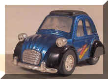 2cv Kintoy 1/38° Bleu