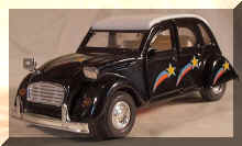 2cv Welly 1/38° Noire