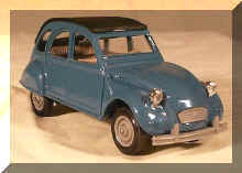 2cv Solido 1/43° bleu.