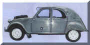2 CV Sahara de profil